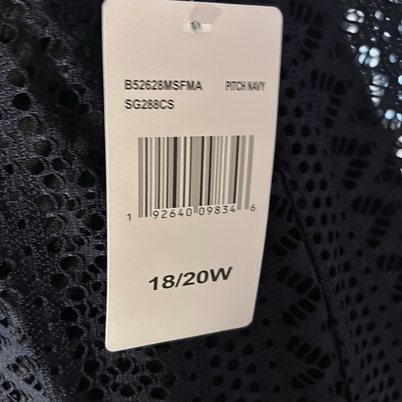 Kimono / Coverup  Detailed Lace Open Front Sleeveless Size 18/20 - Picture 5 of 8